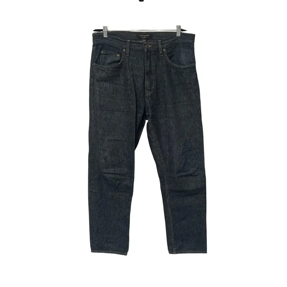 Banana Republic, 90s Straight Fit, Dark Jeans, 35/32, KB517